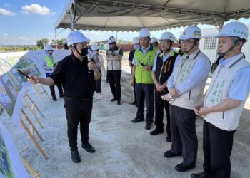 學甲多功能教育園區進度超前 黃偉哲期許早日完工減少人犬衝突