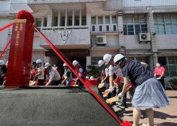 中營國小再現榮耀！北棟校舍整建工程動土，明年底前將有全新風采！