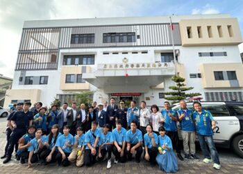 日本中學生參訪里港分局 跨國文化交流熱絡展開 日本中學生參訪里港分局 跨國文化交流熱絡展開