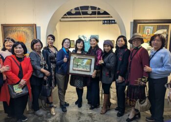 李盈瑩創作個展「心筆傳情~愛與生活藝術」即日起吳園藝文中心公會堂展出