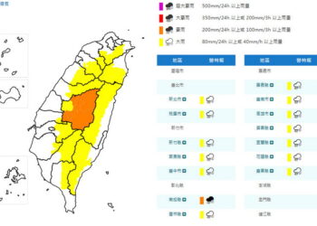 影音/20260716午後對流雲系旺盛 14縣市大雨及豪雨特報 影音/20260716午後對流雲系旺盛 14縣市大雨及豪雨特報