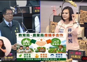 市議員林燕祝抨擊南市學校午餐採購「最低標」亂象多 市議員林燕祝抨擊南市學校午餐採購「最低標」亂象多