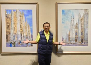 郭綜合醫院總裁郭宗正精彩的水彩畫作定14日在台南文化中心展出 郭綜合醫院總裁郭宗正精彩的水彩畫作定14日在台南文化中心展出