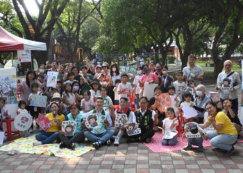 2025 客畫入微、親子席地共繪　筆觸交織、探索客家園區生態魅力