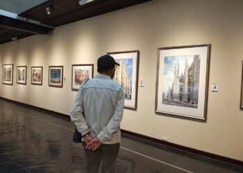 醫師畫家郭宗正水彩創作展即日起在台南市文化中心展開