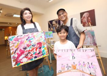 孔鏘攜手受虐兒共創希望 畫作義賣募集愛心善款 孔鏘攜手受虐兒共創希望 畫作義賣募集愛心善款