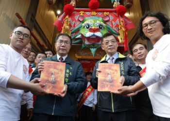 普濟殿境和勝堂王獻祈安大典登場  黃偉哲祝福臺南400一「錠」成功 普濟殿境和勝堂王獻祈安大典登場  黃偉哲祝福臺南400一「錠」成功