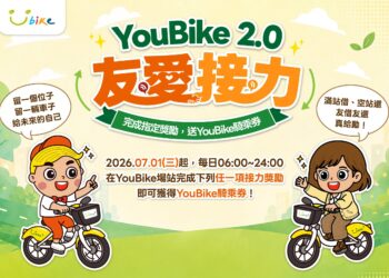 【捷、暢、安】高雄YouBike突破8888萬人次,友愛接力享、服務再升級 【捷、暢、安】高雄YouBike突破8888萬人次,友愛接力享、服務再升級