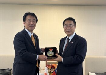 能美市訪團蒞府拜會 黃偉哲盼開展兩市交流 能美市訪團蒞府拜會 黃偉哲盼開展兩市交流