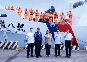 有海巡在漁民可以安心國家也更有力量　管碧玲迎接「巡護八號」凱旋，感謝海巡守護海上漁民!