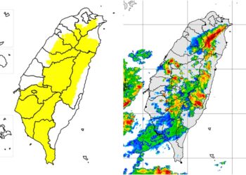 影音/20260718對流雲系發展旺盛 逾半縣市大雨特報