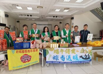 文宏慈善會端午節前夕至南區彰南里和明興里致贈物資 文宏慈善會端午節前夕至南區彰南里和明興里致贈物資